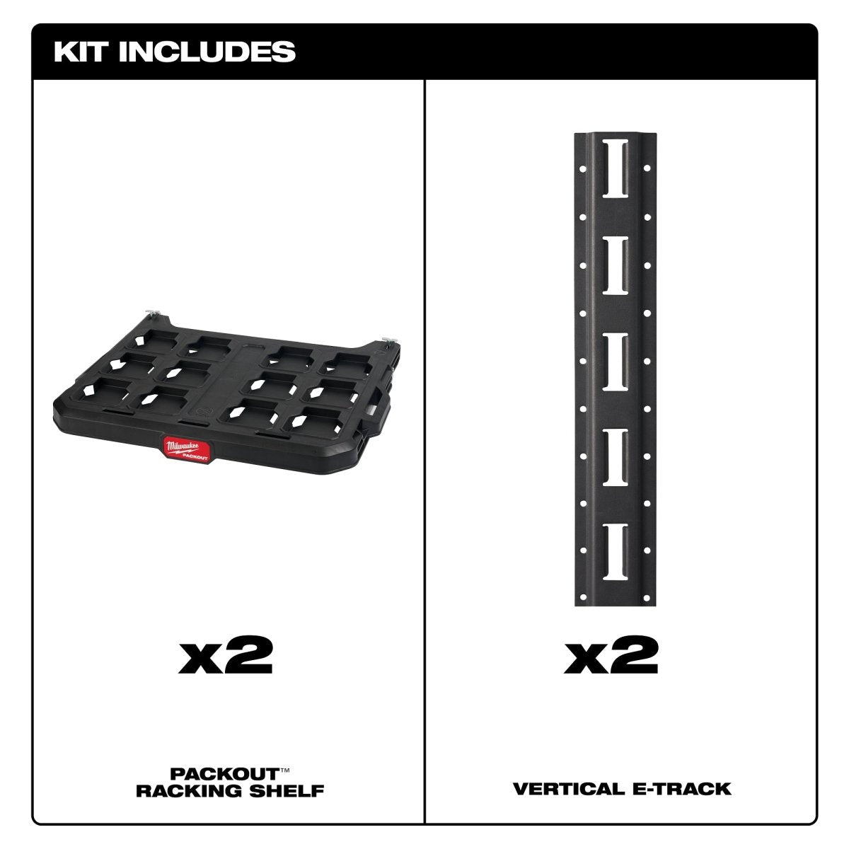 PACKOUT™ Shelf for E - Track & E - Track Kit - AAA Industrial Supply