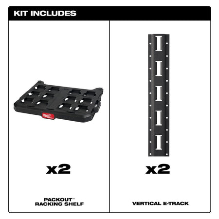 PACKOUT™ Shelf for E - Track & E - Track Kit - AAA Industrial Supply