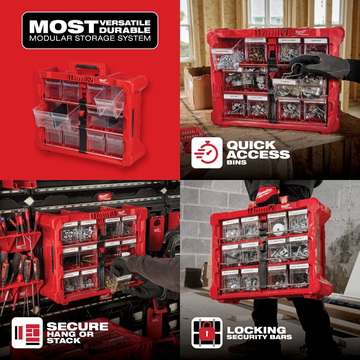 PACKOUT™ Tilt Bin Organizer - AAA Industrial Supply