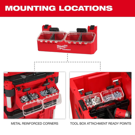 PACKOUT™ Tool Box 2-Bin Attachment - AAA Industrial Supply