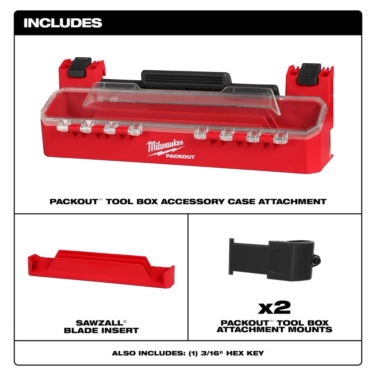 PACKOUT™ Tool Box Accessory Case Attachment - AAA Industrial Supply