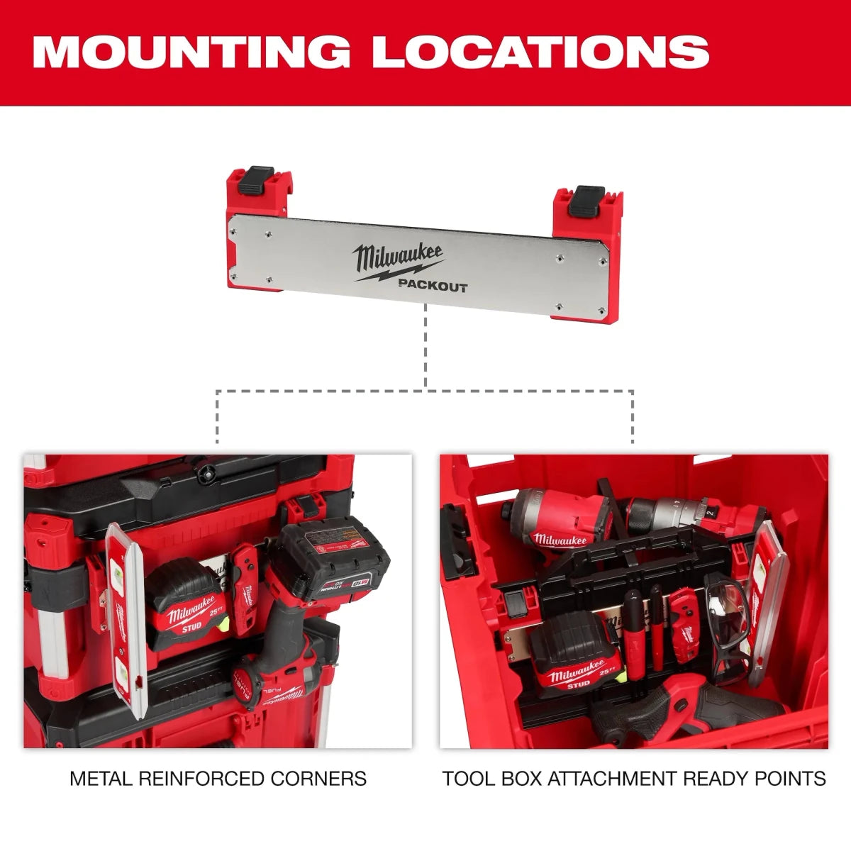 PACKOUT™ Tool Box Belt Clip Rack Attachment - AAA Industrial Supply