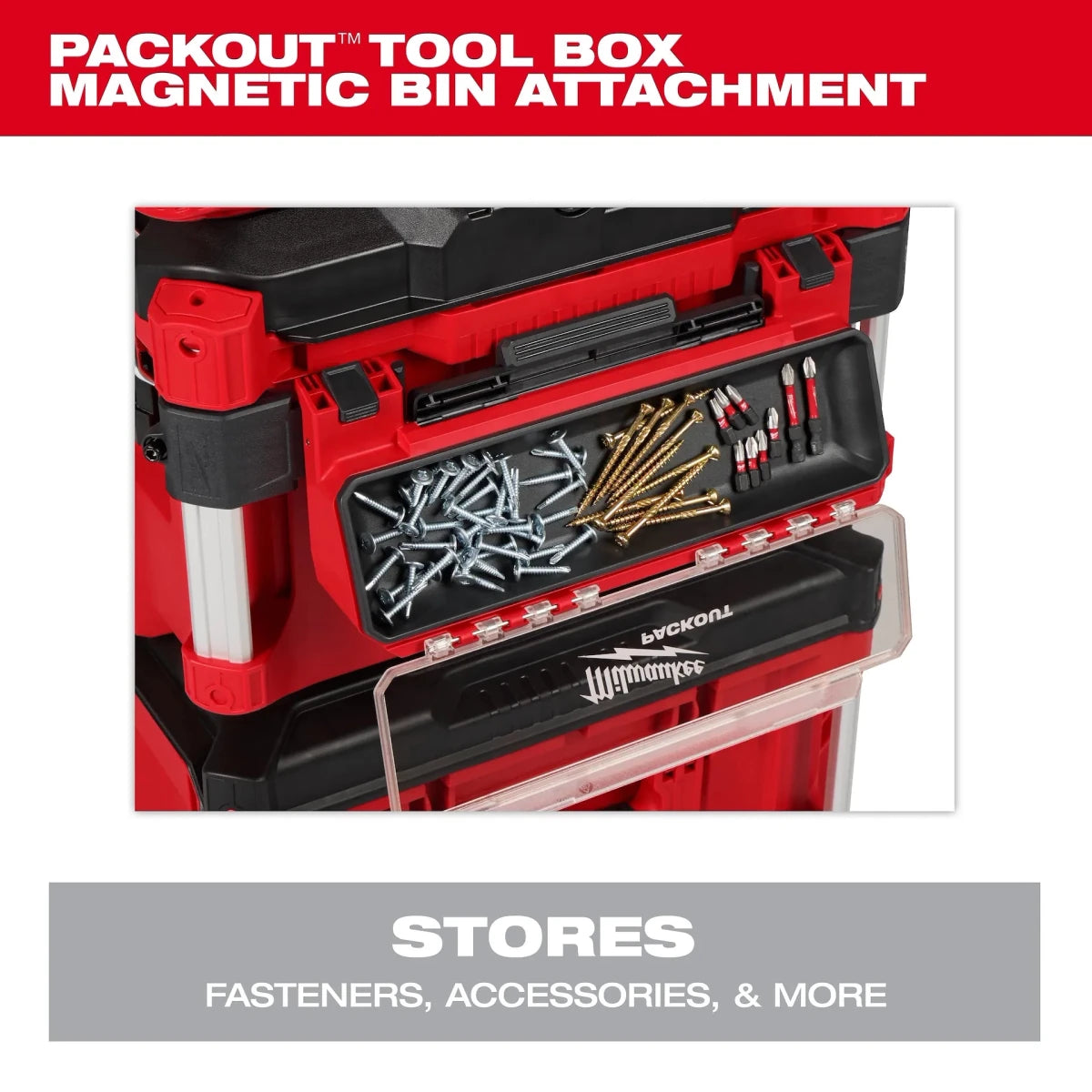 PACKOUT™ Tool Box Magnetic Bin Attachment - AAA Industrial Supply