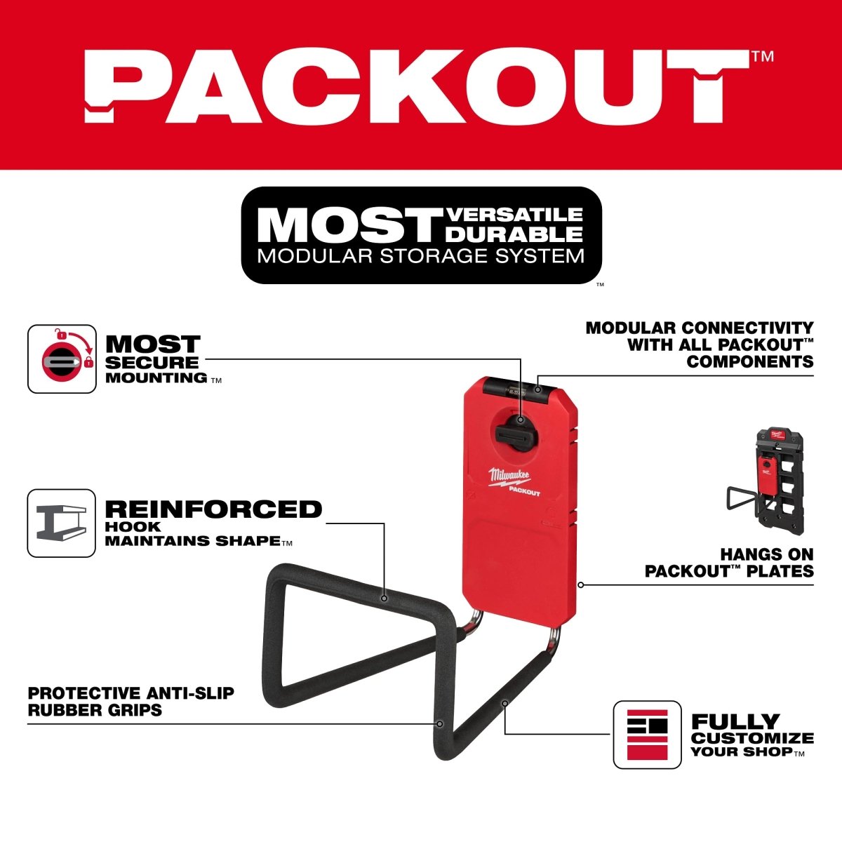 PACKOUT™ Wide Hook - AAA Industrial Supply