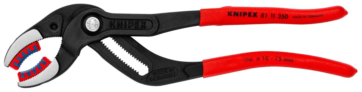 Pipe Gripping Pliers - Replaceable Plastic Jaws, 10", Non - Slip Plastic - AAA Industrial Supply