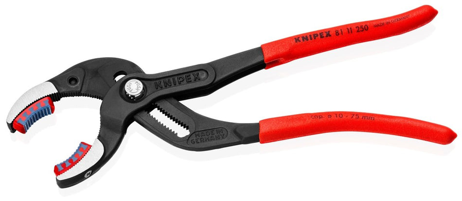Pipe Gripping Pliers - Replaceable Plastic Jaws, 10", Non - Slip Plastic - AAA Industrial Supply