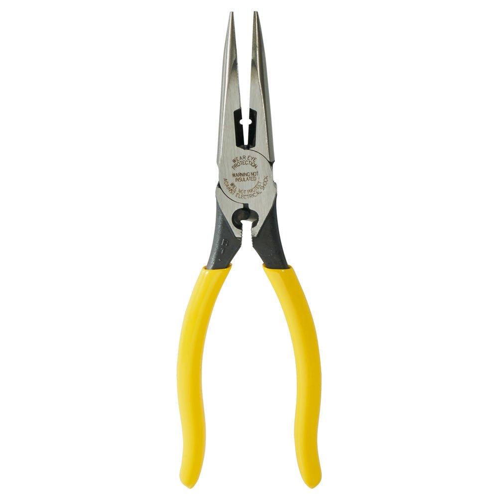 Pliers, Needle Nose Side Cutters with Stripping and Crimping, 8 - Inch - AAA Industrial Supply