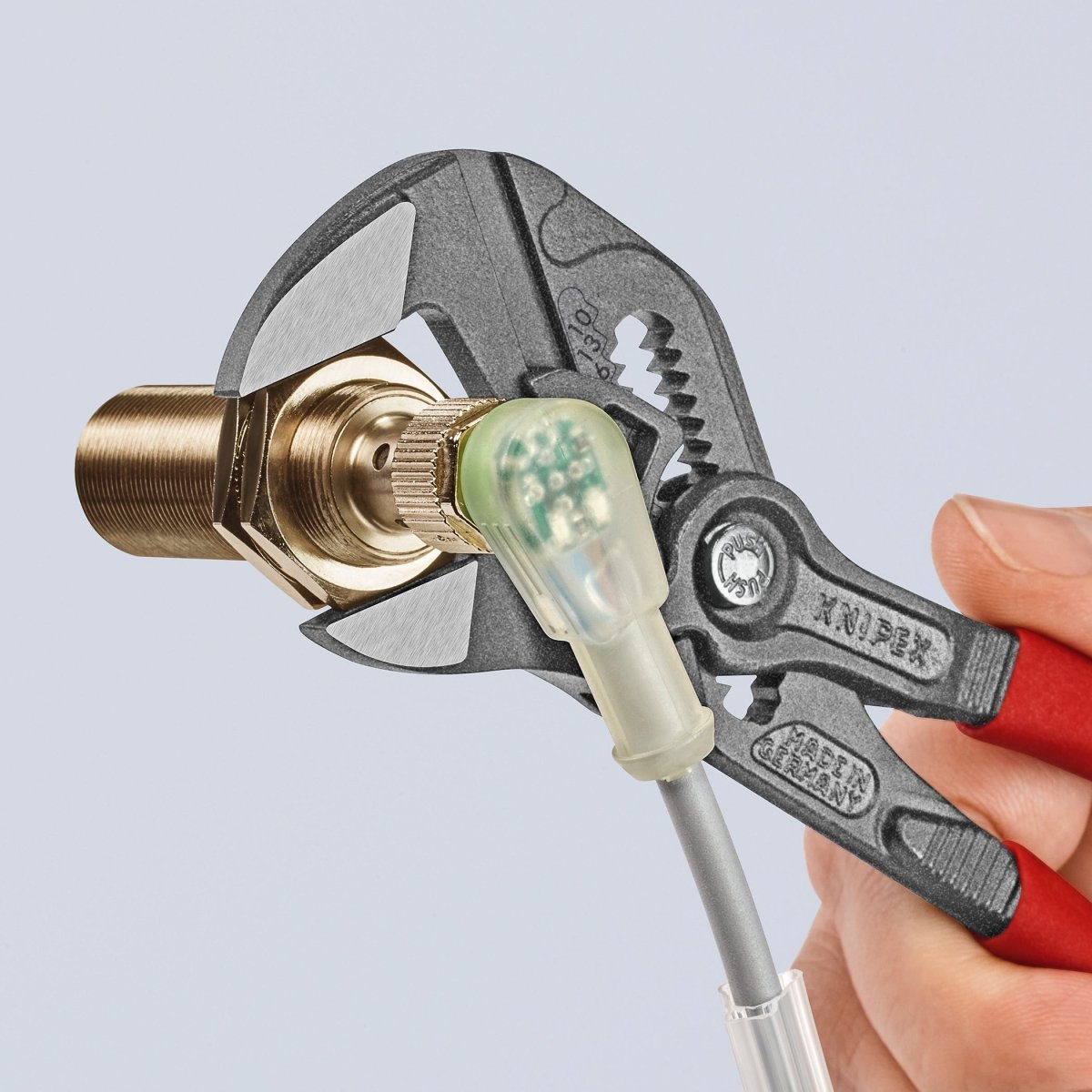 Pliers Wrench, 7.25", Non - Slip Plastic - AAA Industrial Supply