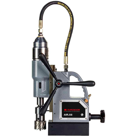 Pneumatic magnetic drilling machine, 55mm - 2 3/16", 6.3 bar. - AAA Industrial Supply