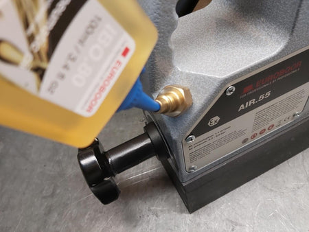Pneumatic magnetic drilling machine, 55mm - 2 3/16", 6.3 bar. - AAA Industrial Supply