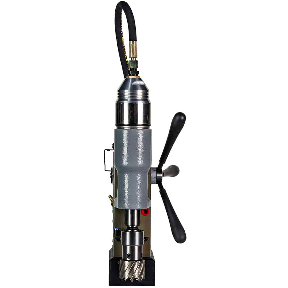Pneumatic magnetic drilling machine, 55mm - 2 3/16", 6.3 bar. - AAA Industrial Supply