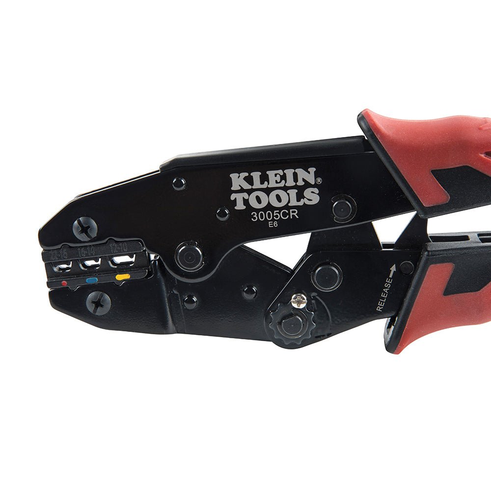 Ratcheting Crimper, 10 - 22 AWG - Insulated Terminals - AAA Industrial Supply