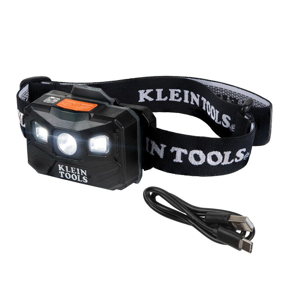 Rechargeable Headlamp with Fabric Strap, 400 Lumens, All - Day Runtime - AAA Industrial Supply
