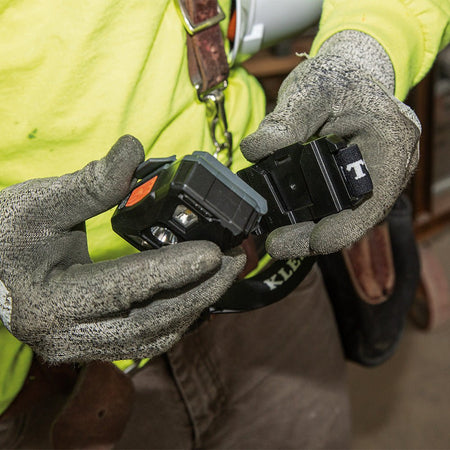 Rechargeable Headlamp with Fabric Strap, 400 Lumens, All - Day Runtime - AAA Industrial Supply