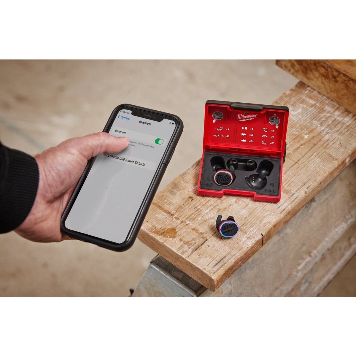 REDLITHIUM™ USB Bluetooth® Jobsite Ear Buds - AAA Industrial Supply