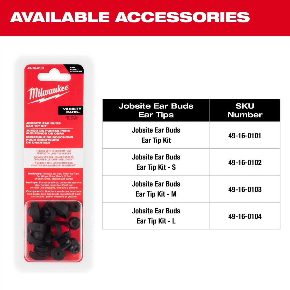 REDLITHIUM™ USB Bluetooth® Jobsite Ear Buds - AAA Industrial Supply