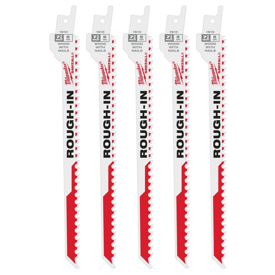 Rough - In SAWZALL® Blade (5 PK) - AAA Industrial Supply