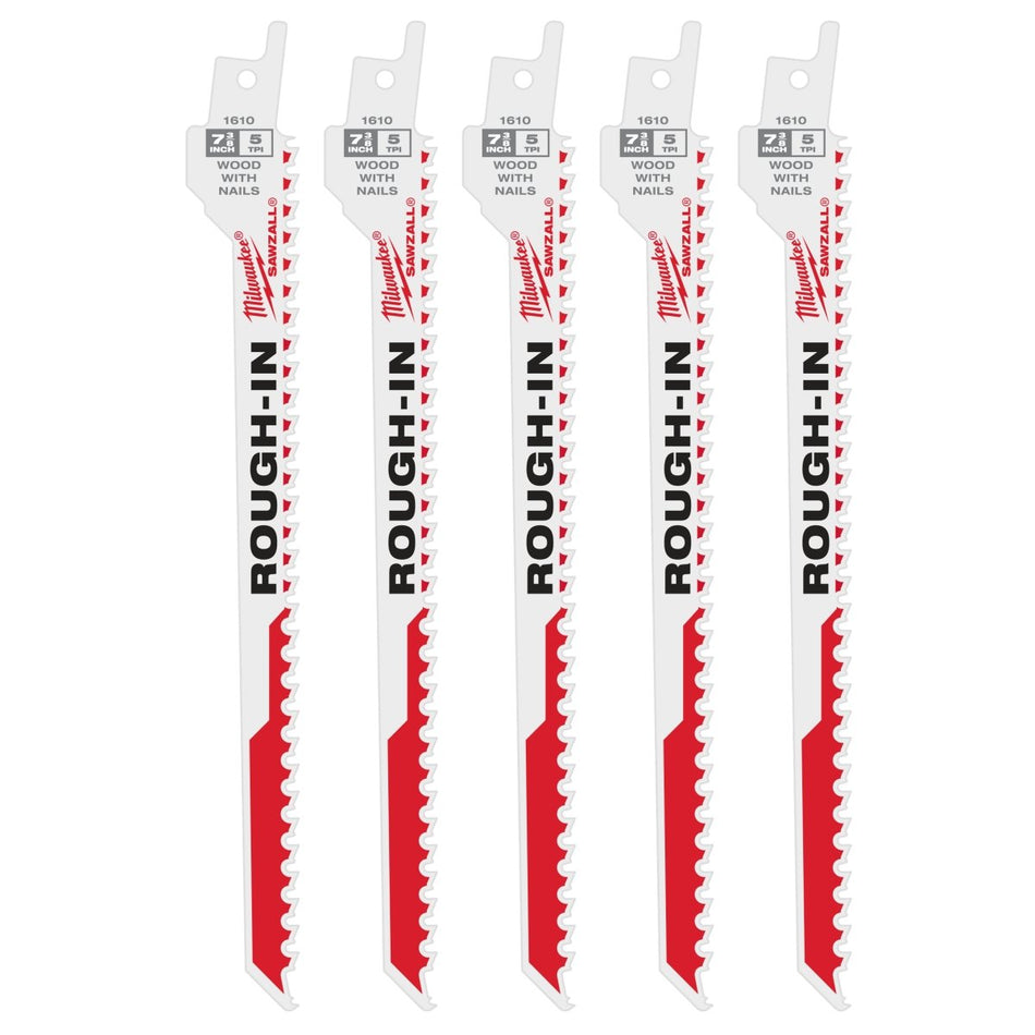 Rough - In SAWZALL® Blade (5 PK) - AAA Industrial Supply