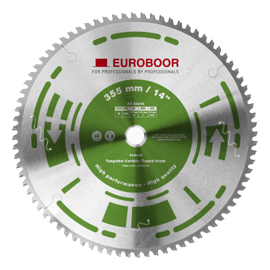 Saw blade, D 355 mm / 14 inch, T 80. - AAA Industrial Supply