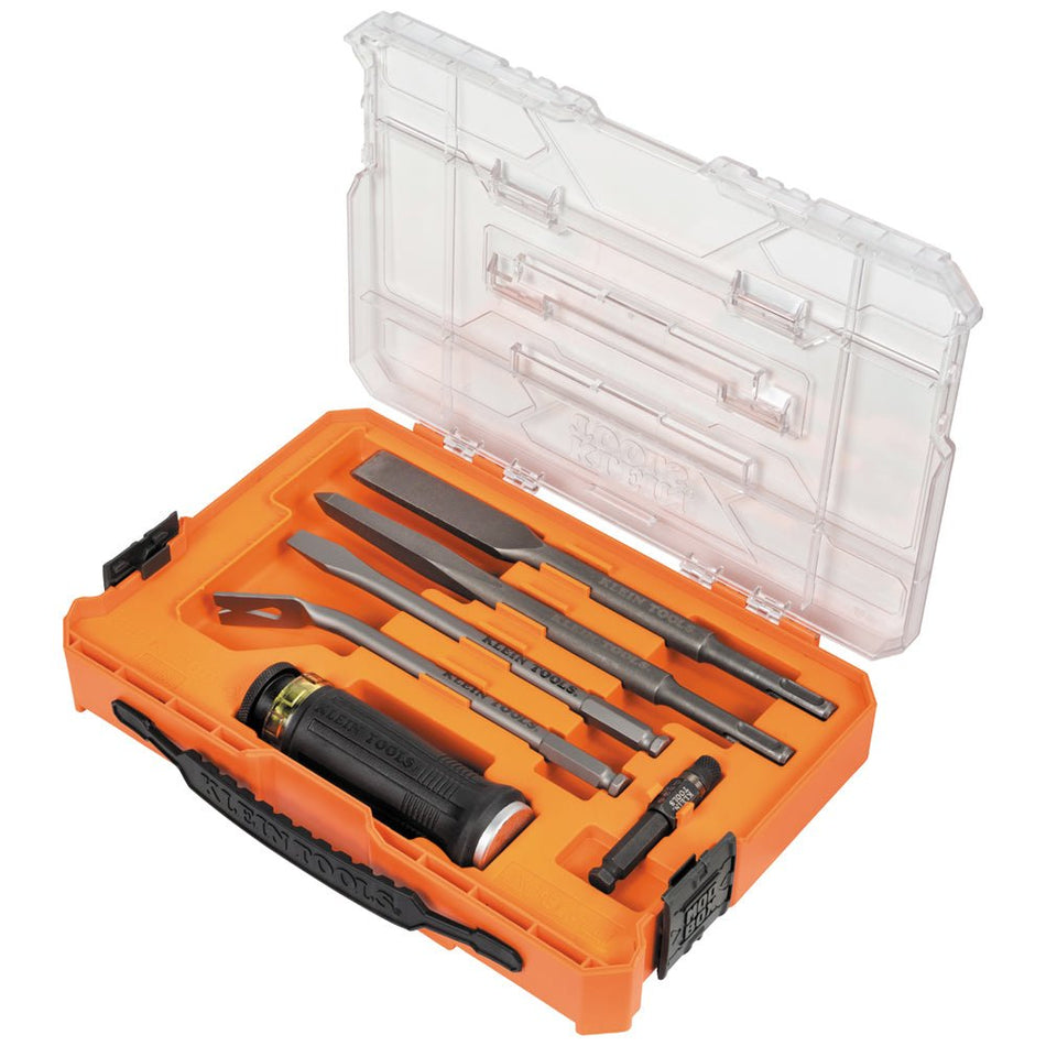SDS Chisel Bit Set with Handle 6 - Piece - AAA Industrial Supply