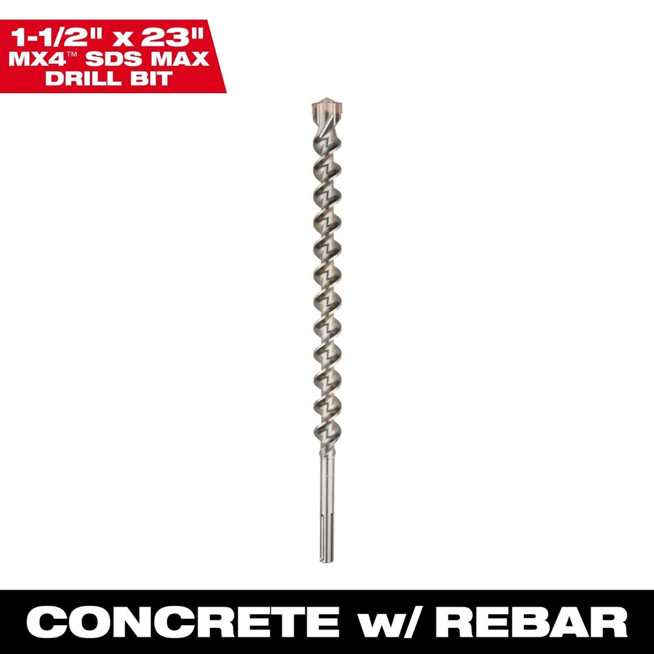 SDS Max 4CT MX4™ 1 - 1/2" X 18" X 23" - AAA Industrial Supply