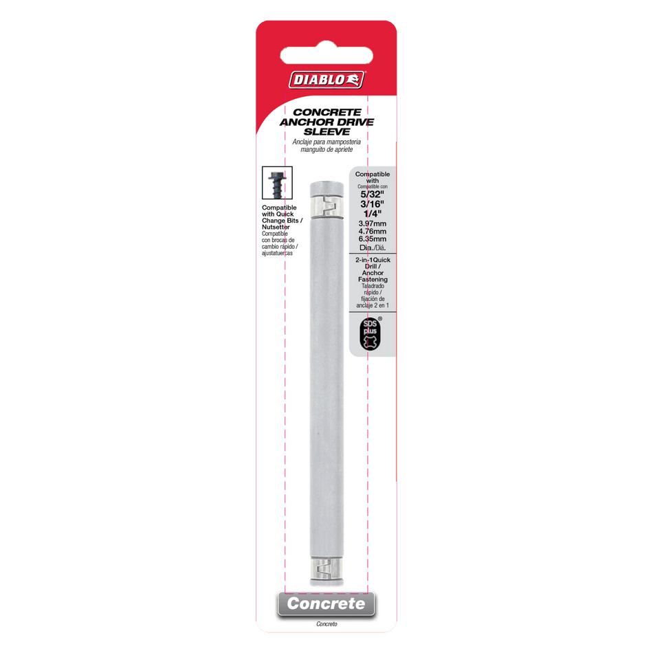 SDS - Plus Concrete Anchor Drive Sleeve - AAA Industrial Supply