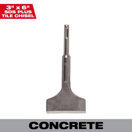 SDS Plus Tile Chisel 3" X 6" - AAA Industrial Supply