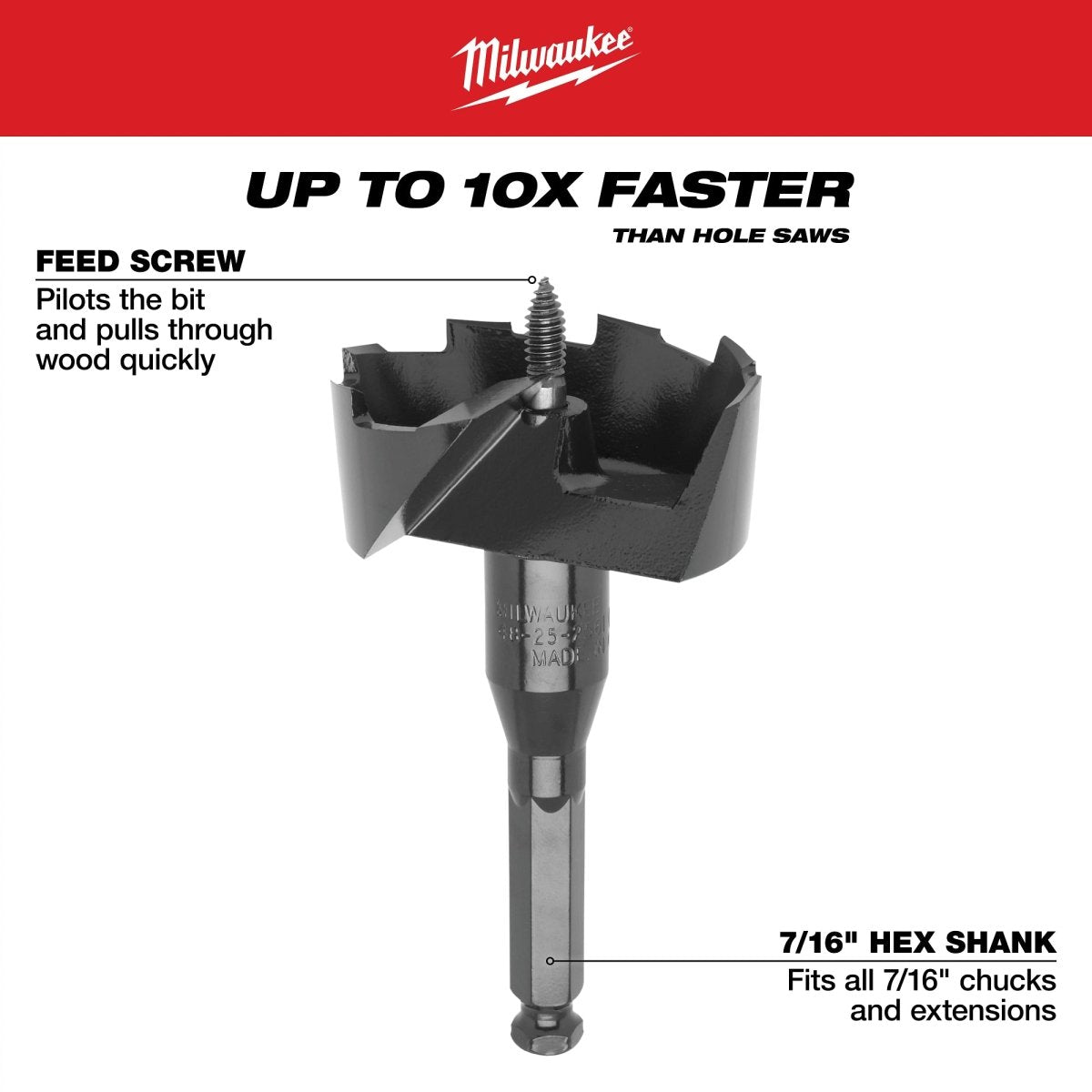Selfeed Bit 3" - AAA Industrial Supply
