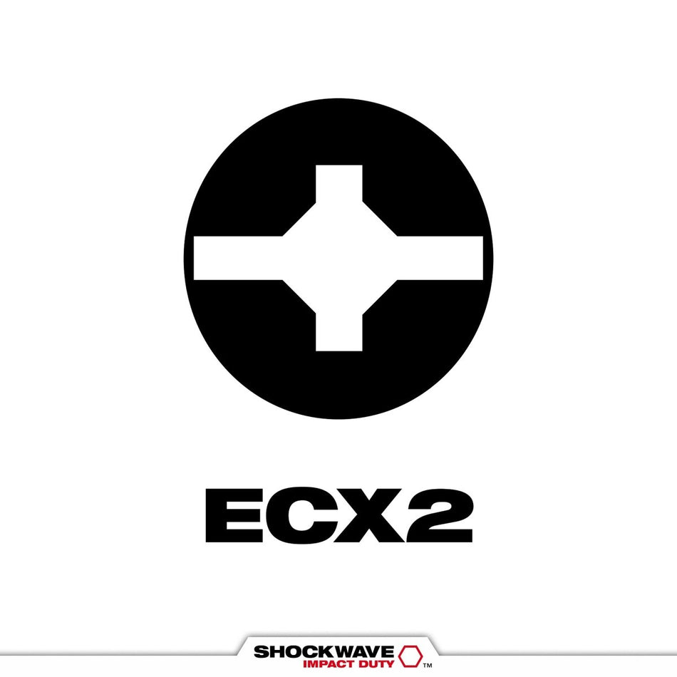 SHOCKWAVE™ Impact Duty 1" Impact Duty ECX™ 2 Insert Bits (25 PK) - AAA Industrial Supply