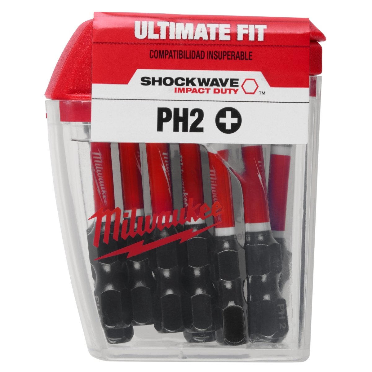 SHOCKWAVE™ Impact Duty 2” Phillips 2 Power Bits (15 Contractor PK) - AAA Industrial Supply