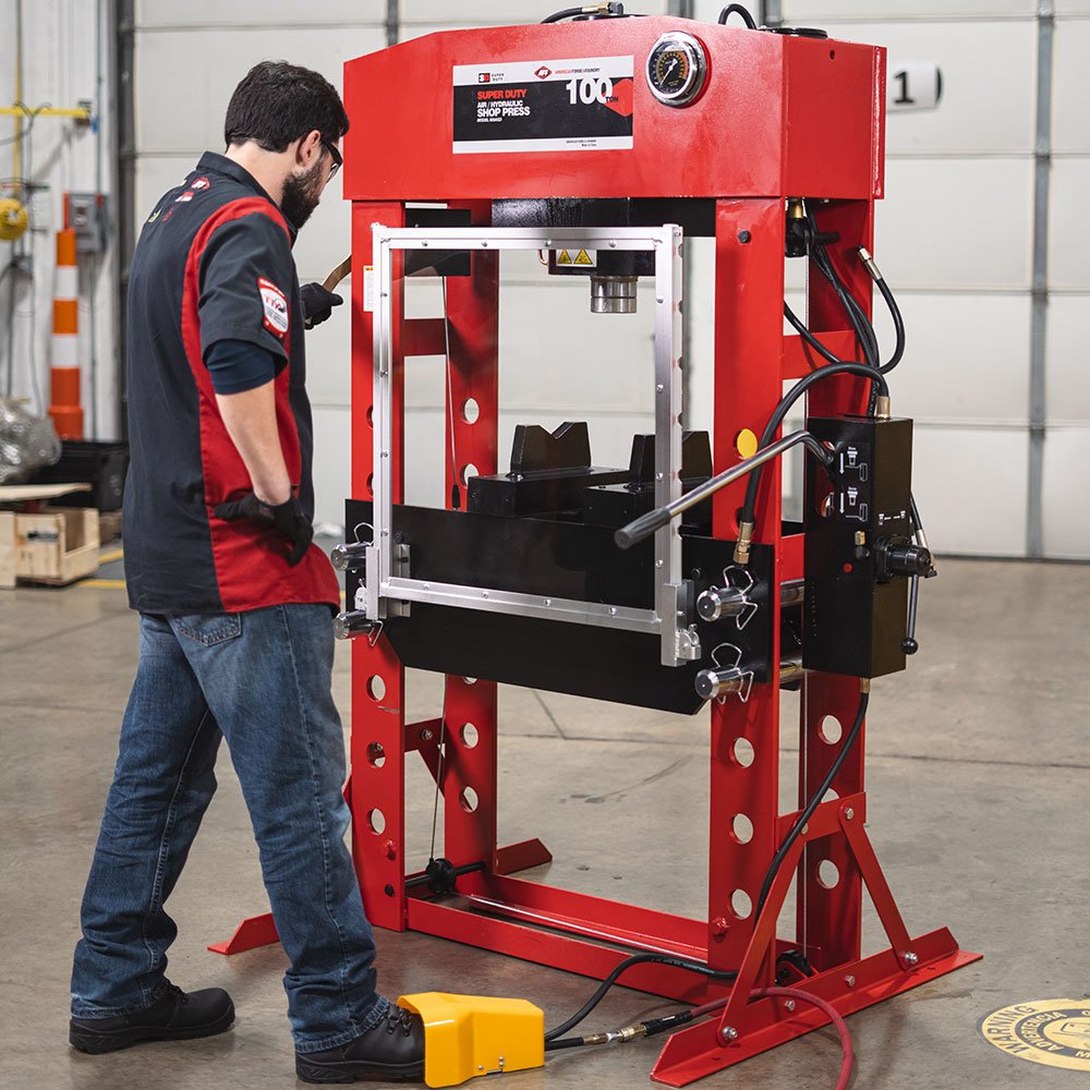 Shop Press - Super Duty - 100 Ton - AAA Industrial Supply