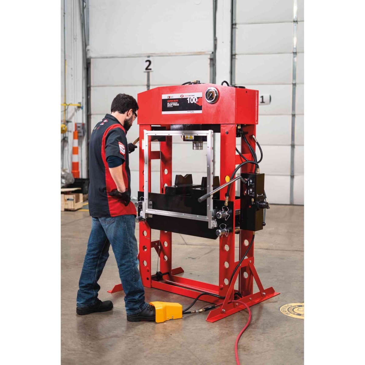 Shop Press - Super Duty - 100 Ton - AAA Industrial Supply