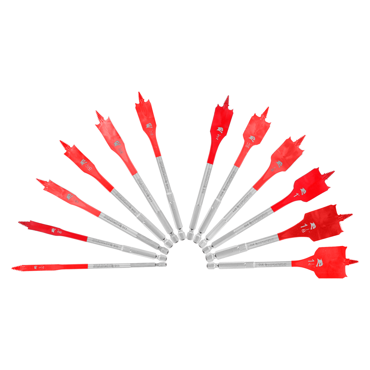 Spade Bit Set (12 - pc) - AAA Industrial Supply
