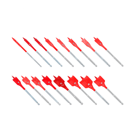 Spade Bit Set For Wood (16 - pc) - AAA Industrial Supply