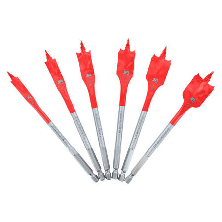Spade Bit Set for Wood (6 - pc) - AAA Industrial Supply