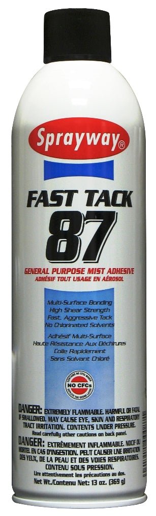 Spray Adhesive Sprayway SW087 Fast Tack General Purpose Mist Adhesive - AAA Industrial Supply