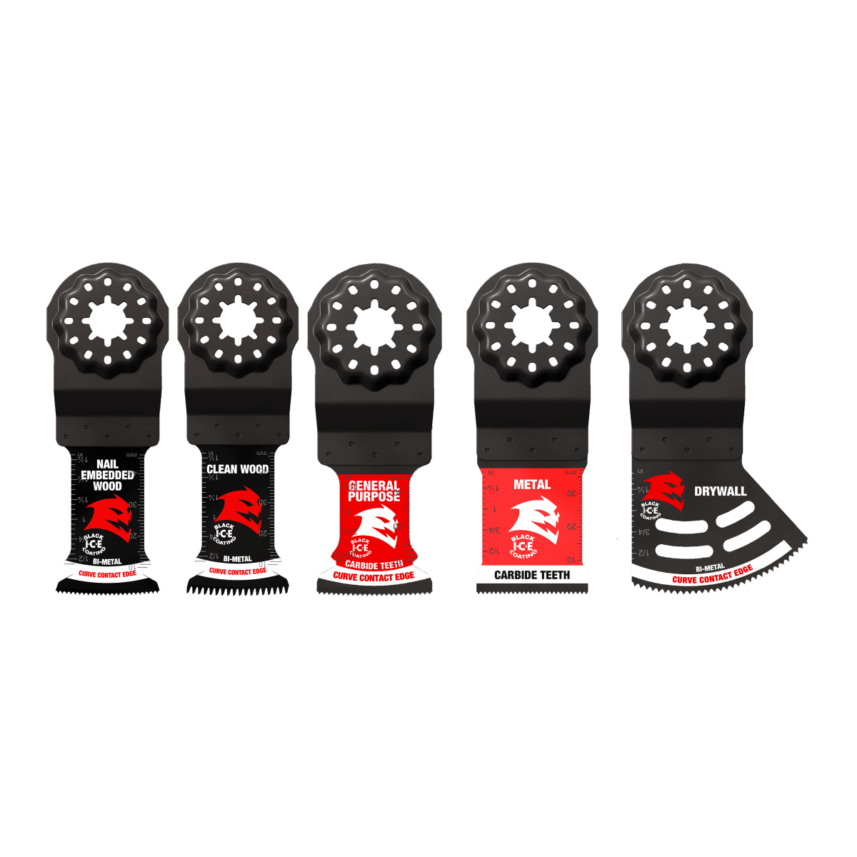 Starlock General Purpose Oscillating Blade Set (5 - pc) - AAA Industrial Supply