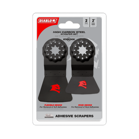 Starlock High Carbon Steel Oscillating Scraper Set for Adhesive Removal - AAA Industrial Supply