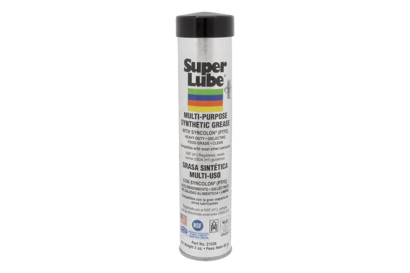 Super Lube Synthetic Grease With PTFE Teflon 21036 3oz Cartridge - AAA Industrial Supply