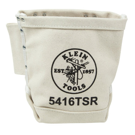 Tool Bag, Bolt Bag with Drain Holes, No. 4 Canvas, 5 x 9 x 10 - Inch - AAA Industrial Supply