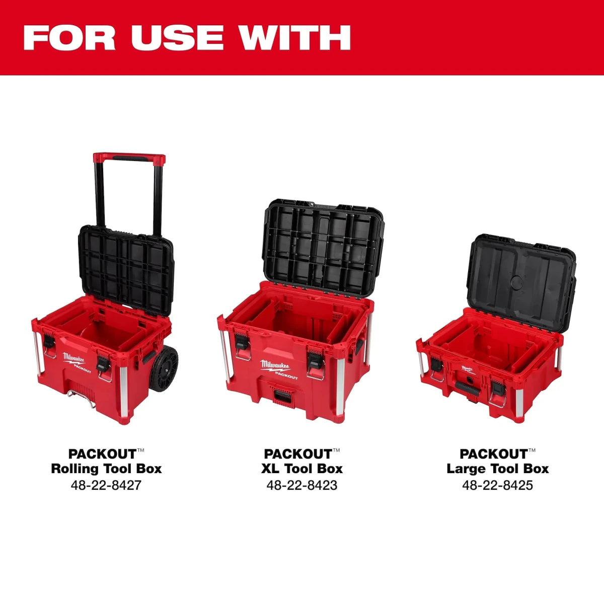 Tool Box Attachment Ready Tray for PACKOUT™ Tool Boxes - AAA Industrial Supply