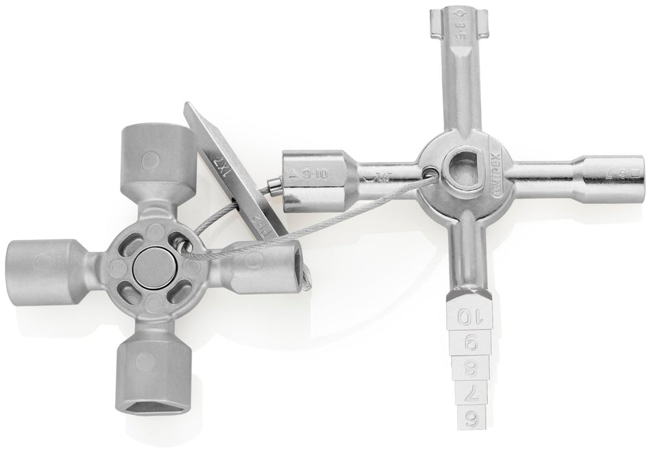 TwinKey® Universal Control Cabinet Key, 3.25" - AAA Industrial Supply
