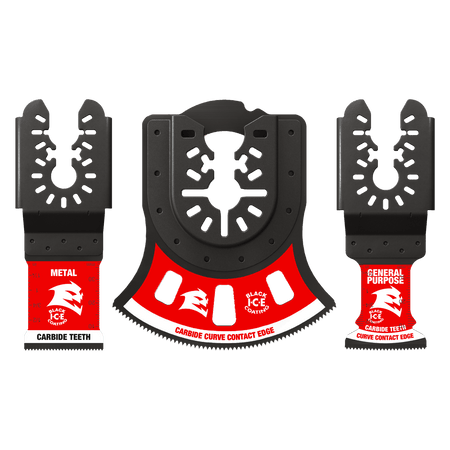 Universal Fit Carbide Oscillating Blade Set (3 - pc) - AAA Industrial Supply