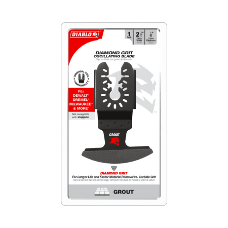 Universal Fit Diamond Grit Oscillating Blade for Grout - AAA Industrial Supply