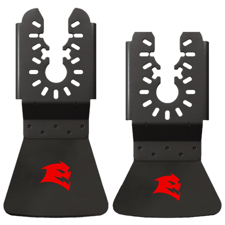 Universal Fit High Carbon Steel Oscillating Scraper Set for Adhesive Removal - AAA Industrial Supply