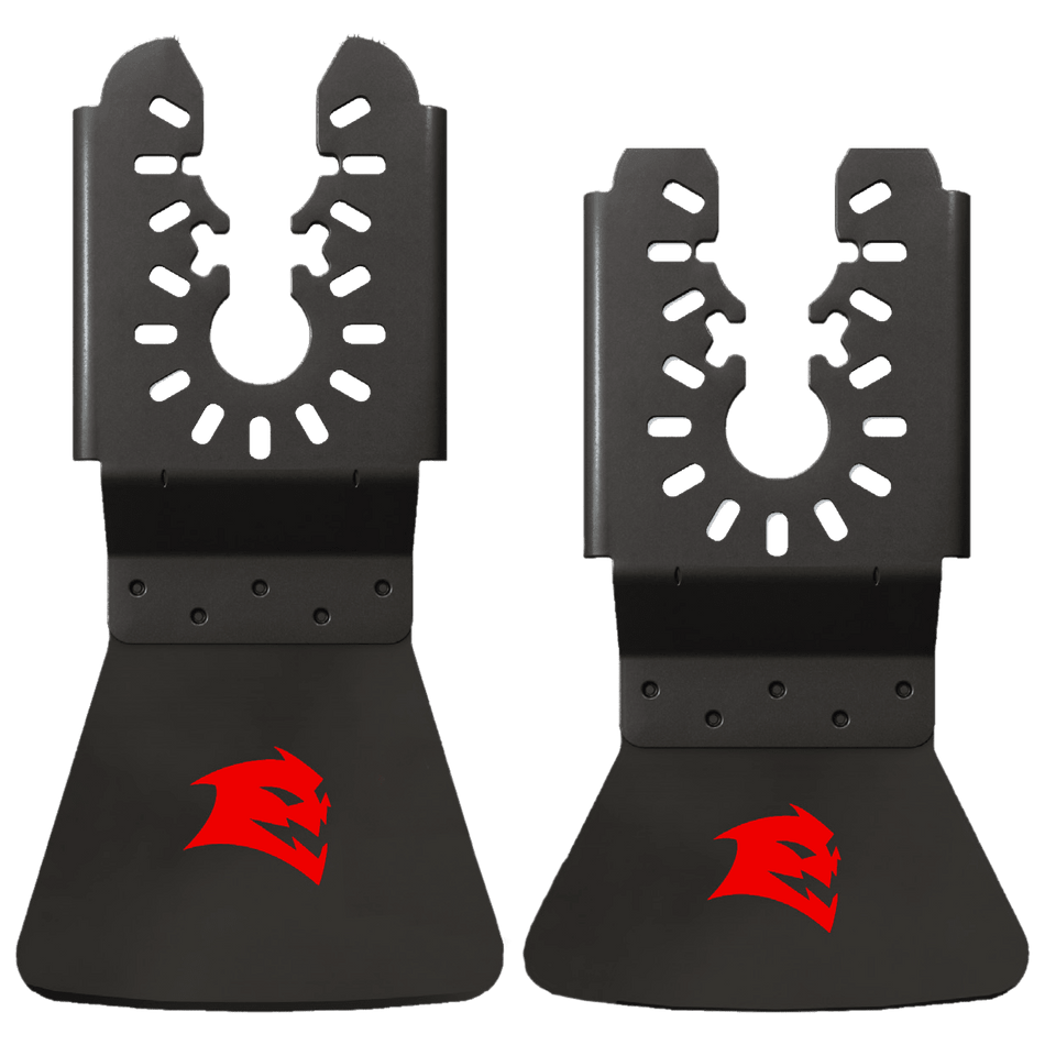 Universal Fit High Carbon Steel Oscillating Scraper Set for Adhesive Removal - AAA Industrial Supply