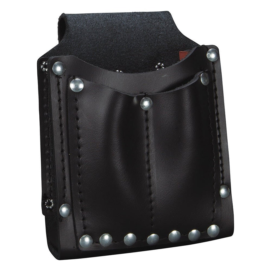 Utility Pouch, 3 - Pocket, Leather - AAA Industrial Supply