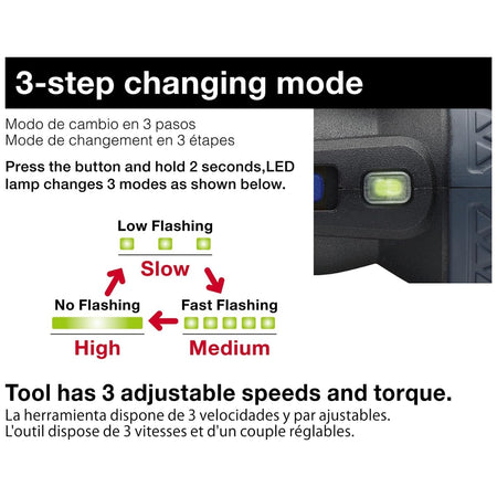VESSEL e-ASSIST Screwdriver 3 SPEEDS with 5PC. Bit Set - AAA Industrial Supply