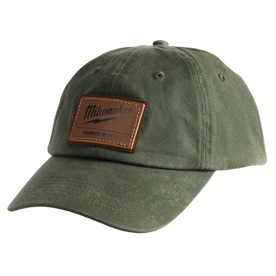 Waxed Canvas Adjustable Hat - Green - AAA Industrial Supply