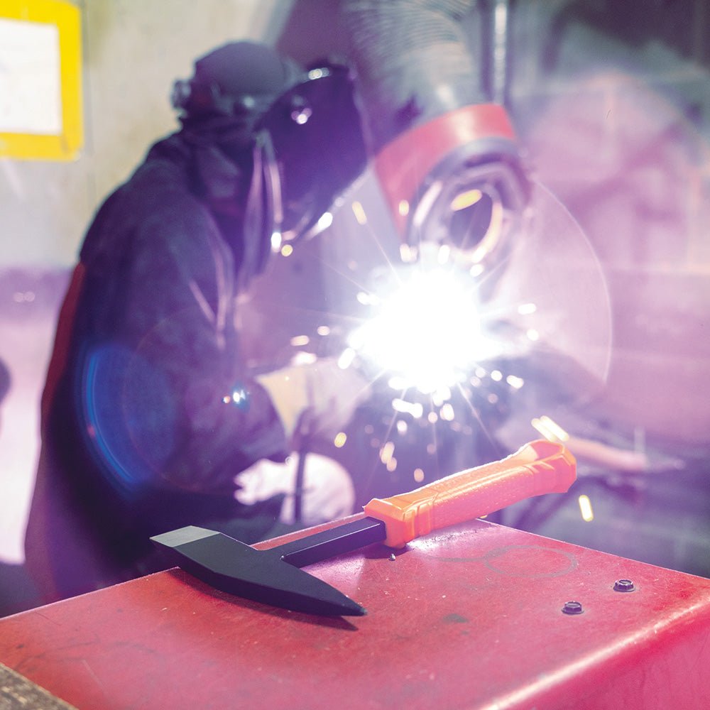 Welder's Chipping Hammer, Heat - Resistant Handle, 10 - Ounce, 7 - Inch - AAA Industrial Supply